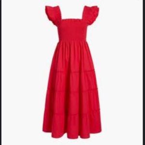 Hill House Nap Dress Raspberry Red Small